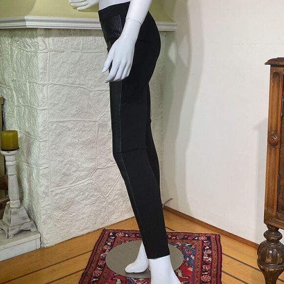 Sam Edelman Faux Leather & Knit Leggings - Picture 7 of 12